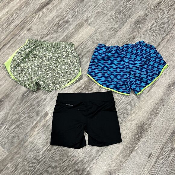 NIKE DRI-FIT Running Shorts REEBOK Women's XS/SMALL Lined Patterned Athletic - Picture 3 of 4